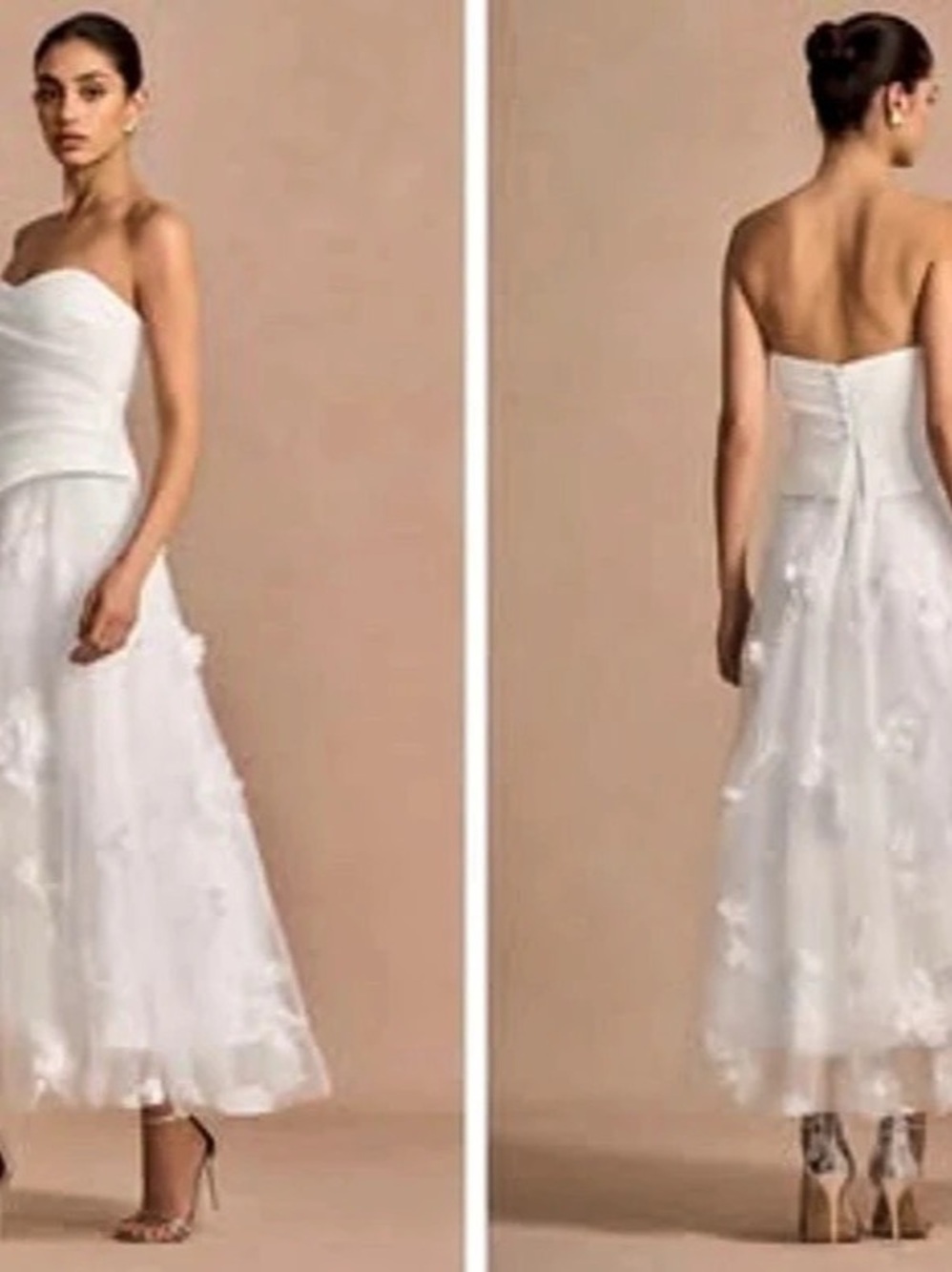 Midi Dress White
